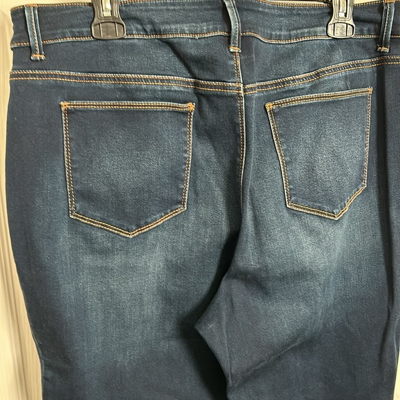 Chico’s deep blue denim jeggings, Size 2.5: 12/14 - Picture 4 of 6